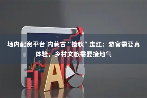 场内配资平台 内蒙古“捡秋”走红：游客需要真体验，乡村文旅需要接地气
